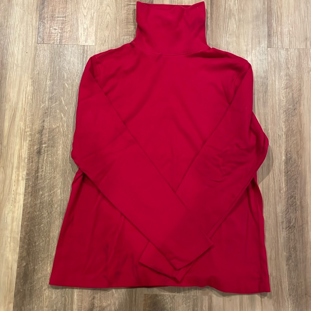 Kate Hill Women’s Red L/S Turtleneck L